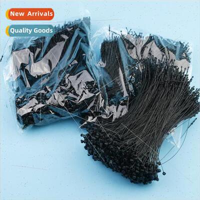 Hand Threaded Needle Black Pointed Mothers Clasp Hangtag Adh