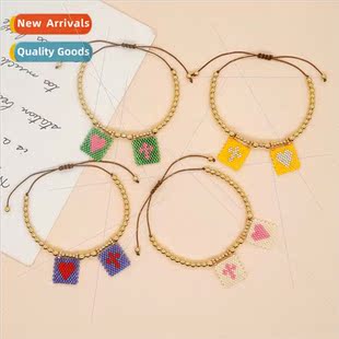 beads handmade bohemian bead color gold lose Vintage not