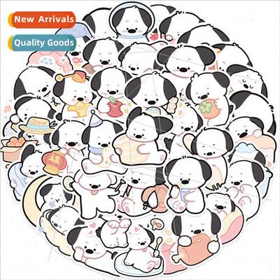 40 cartoon lines puppy doodle stickers trolley case water cu