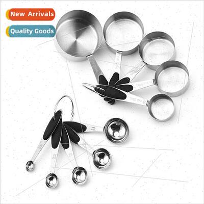 Ten-piece stainless steel measuring cups measuring spoons me