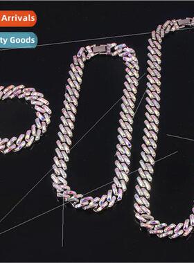 INS Hip Hop Set Reflections Colorful Color Changing Cuban Ch