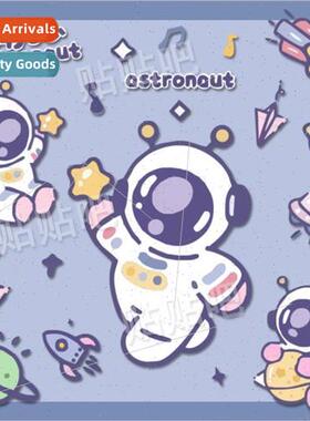 Astronaut cute cartoon stickers luggage laptop ipad water cu