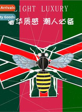 New bee metal label aluminum car label car stickers