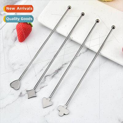304 stainless steel bar tools bartender cocktail poker stirr