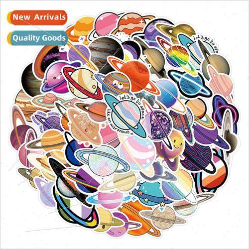 60 pcs of sky asteroid cartoon graffiti stickers luggage wat