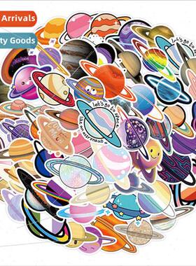 60 pcs of sky asteroid cartoon graffiti stickers luggage wat