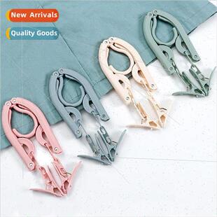 Folding coat rack portable travel travel clothes home hangin