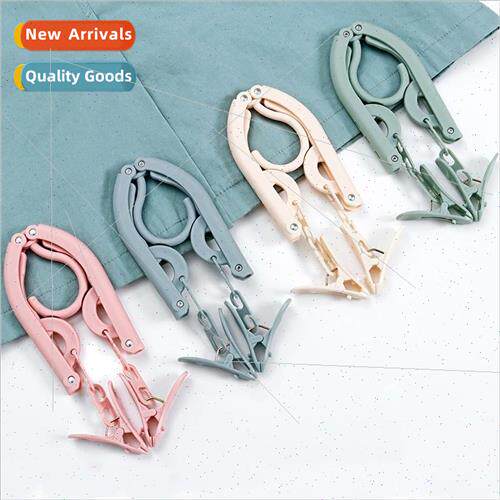 Folding coat rack portable travel travel clothes home hangin