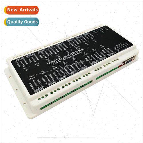 16-way RS232 serial relay control board smart home switch co