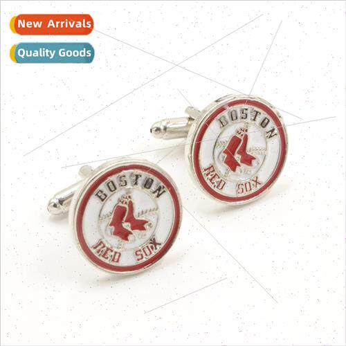 Major League Baseball Boston Red Sox  Metal Cufflinks French