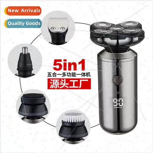 5-in-1 shaver electric razor rechargeable multifunctional ca