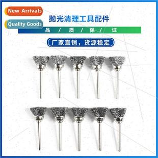 Pcs Rotary Wheel Wire Brush Handle Polishing 3.mm
