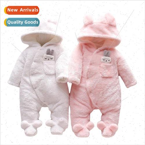 Baby clip cotton onesie spring fall and winter baby thin cot