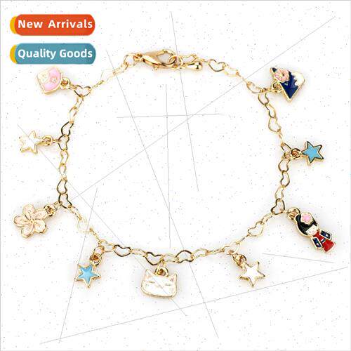 cute sweet lace flower stars cat Mt. Fuji bracelet fashion v