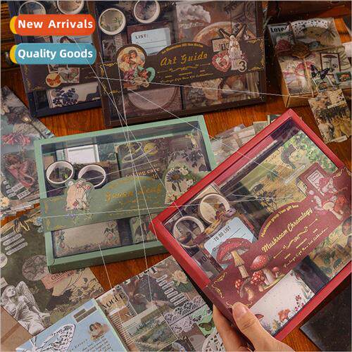 Vintage Style Handbook  Set Student Notebook Handbook Materi
