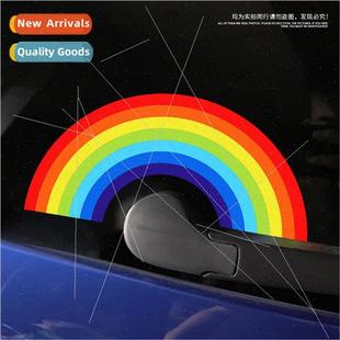 rainbow Personalized reflec motorcycle car stickers electric