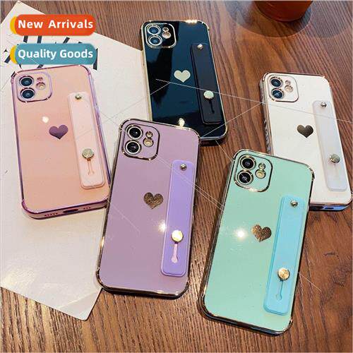 适用 iphone13promax side electroplating love phone case appl