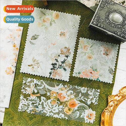 Ketchup half dream lace series material light vintage floral