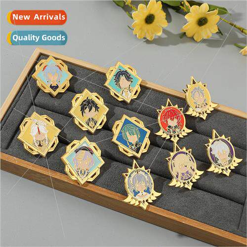 al God around the character badge Zhongli elf Gan Yu Lei Ze