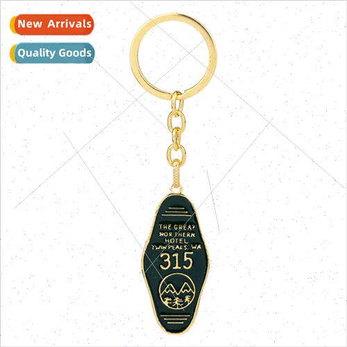 Americana Twin Peaks Twin Peaks 315 Drip Oil Keychain Car Ch