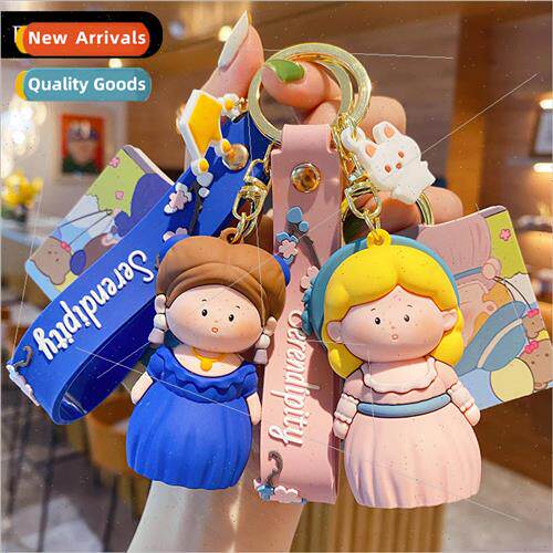 ttle Artist Series Keychain Female Cute Exquisite Couple Key
