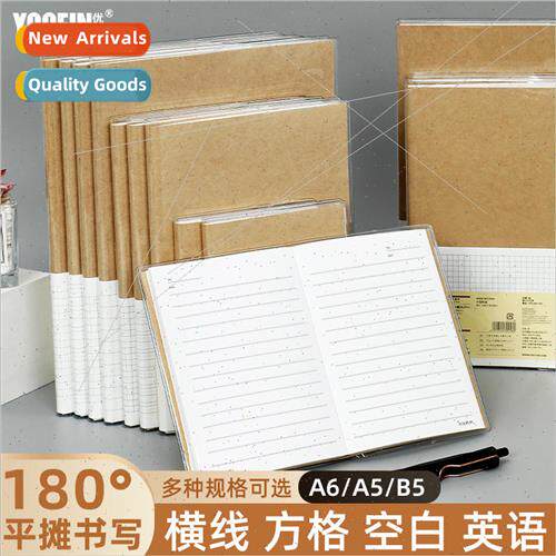 Youfan b5 crystal rubber sleeve notepad retro kraft paper th