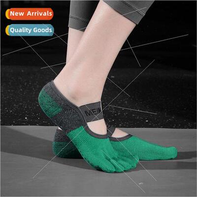 Professional Yoga Socks Non-slip Pilates Aerial Five Finger