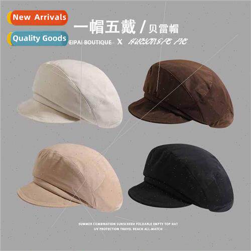 Hat female a hat five wear hundred with beret outdoor retro