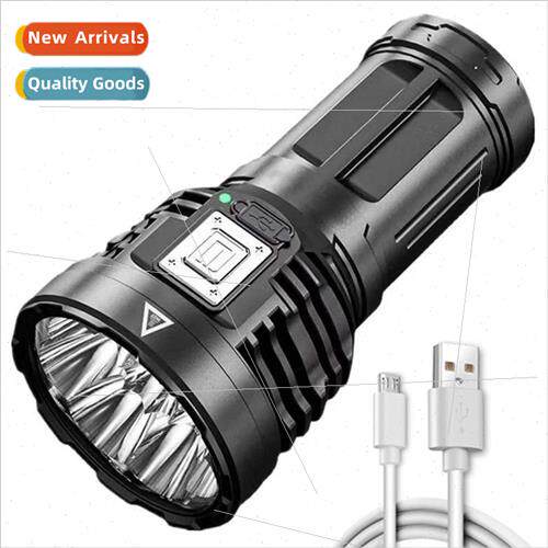 new multi-function octa-core led flashlight outdoor strong l