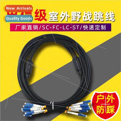 Outdoor Armored Fiber Optic Patch Cords ngle Core LC/UPC-LC/