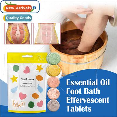 Essential oil foot bath effervescent tablets sleep aid cold