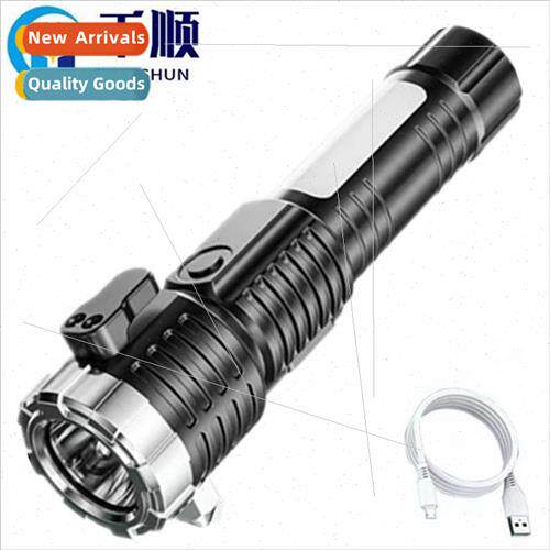 Car safety hammer car multifunction flashlight four-in-one c