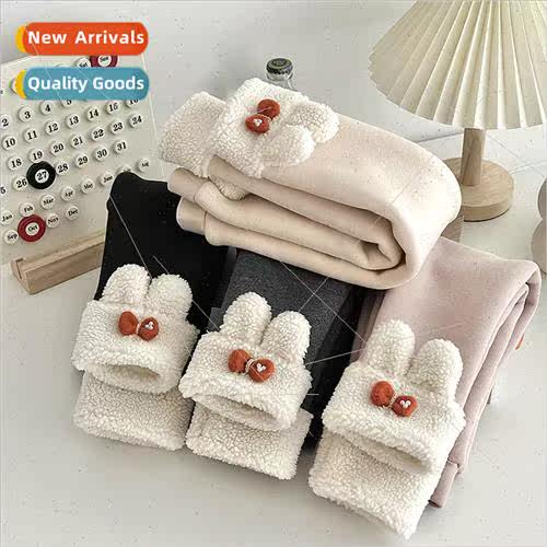Girls padded bottoming pants fall and winter outside childre