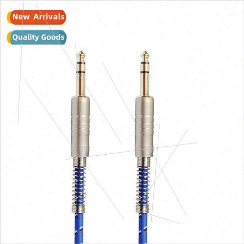 Cotton Mesh Braided Double Shielded Cable Noise Reduction Go