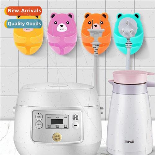 Multifunctional plug hook creative cartoon socket wire stick