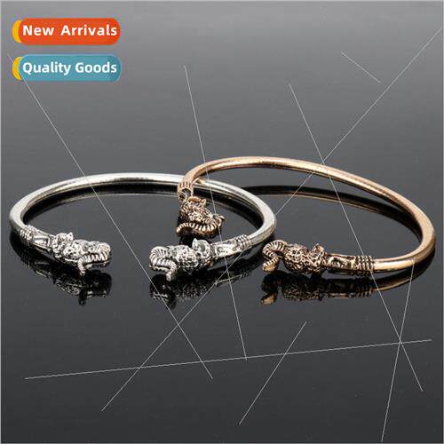 Jewelry Scandinavian Viking Elephant Head Bracelet Vintage P