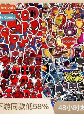35 DC Superhero Spider-Man Iron Man Batman Graffiti Stickers
