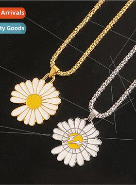 Quan Zhilong GD small daisy necklace men and women fashion p