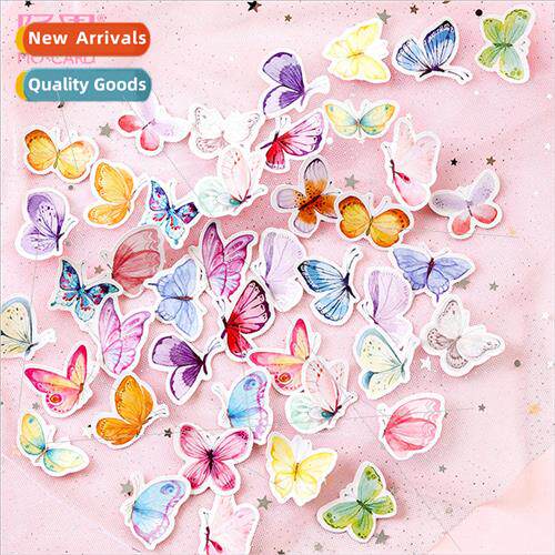 Boxed Stickers Butterfly Garden Creative Handbook Materials