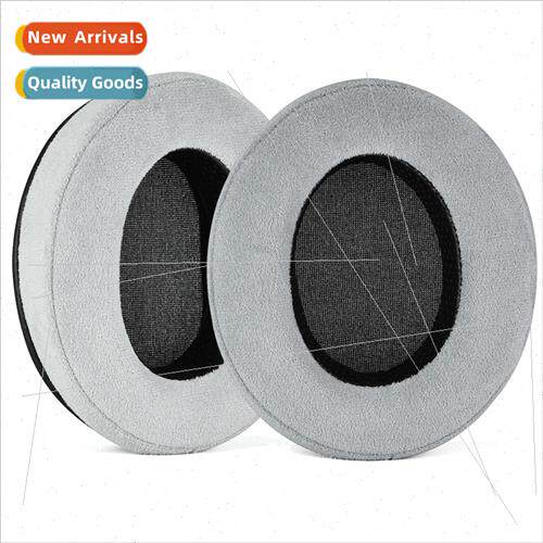 Fits Mono 8323 Hi-Fi DJ Ear Cuffs Gray Brushed Fabric Earmuf