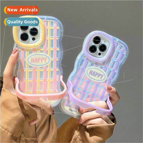 Gradient English HAPPY Invisible Stand Apple 14ProMax Couple