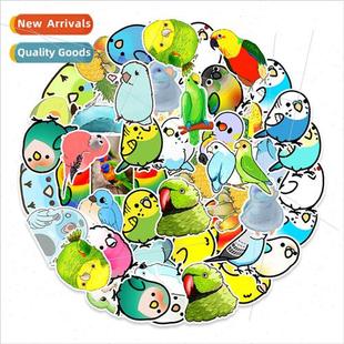 Stickers Refrigerator Desk Decoration Cartoon Wall Bird