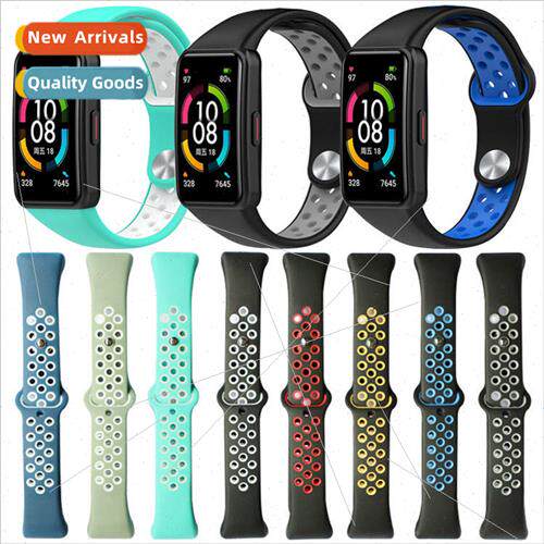 适用 Huawei Honor Bracelet 6 strap Honor 6 two-color breatha