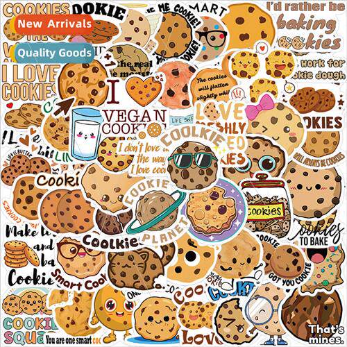50 cartoon cookie cutter graffiti stickers decorative guitar
