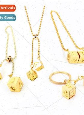 Star Wars Jedi Rogue Solo Dice Keychain Chain Pendant Cube T