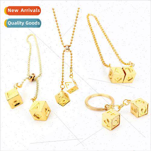 Star Wars Jedi Rogue Solo Dice Keychain Chain Pendant Cube T