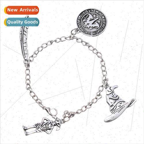 Movie and TV  combination bracelet vintage magic hat feather