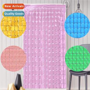 2 Meter Square Rain Curtain Birthday Party Wedding Backdrop