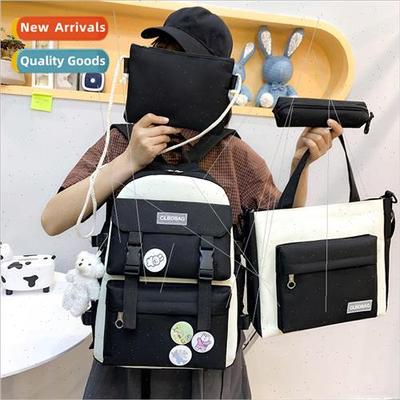 2022 new multi-component large-capacity shoulder bag student
