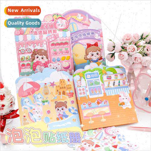 Chestnut fruit  bubble sticker book Creative cute cartoon st